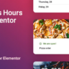 Business hours for Elementor