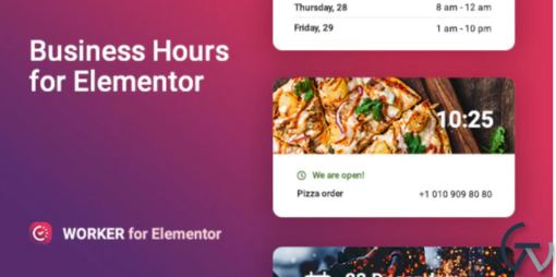 Business hours for Elementor