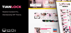 TianLock - Restrict Content Pro / Membership Theme 2.7