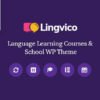 Lingvico Language Center Training Courses WordPress Theme