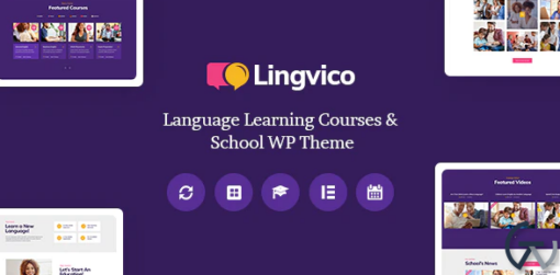 Lingvico Language Center Training Courses WordPress Theme