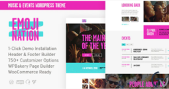 EmojiNation | Night Club & Concert Event WordPress Theme 1.0.10