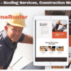 HomeRoofer Roofing Company Services Construction WordPress Theme