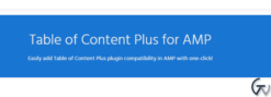 AMP Table of Content Plus for AMP 1.6.9