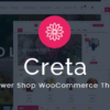 Creta Flower Shop WooCommerce WordPress Theme