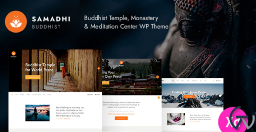 Samadhi Oriental Buddhist Temple WordPress Theme