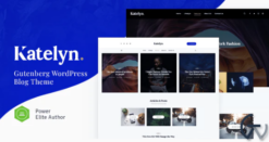 Katelyn | Creative Gutenberg Blog WordPress Theme 1.0.10