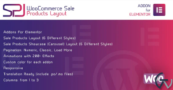 WooCommerce Sale Products Layout for Elementor 1.0
