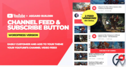 Youtube Channel Feeds and Subscribe Box WordPress Plugin