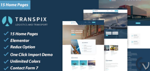 Transpix Warehouse WordPress Theme