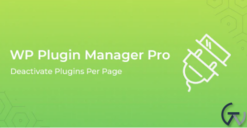 WP Plugin Manager Pro - Deactivate plugin per page 1.1.3