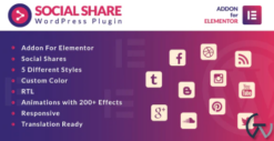 Social Share for Elementor WordPress Plugin 1.0