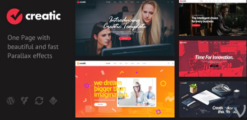 Creatic - One Page Parallax WordPress 1.0