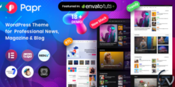 News Magazine Papr - News Magazine WordPress Theme 1.4.9