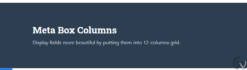 Meta Box Columns 1.2.16
