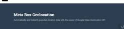 Meta Box Geolocation 1.3.6