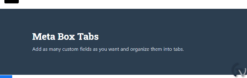 Meta Box Tabs 1.1.19