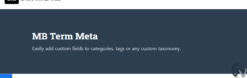 Meta Box Term Meta 1.2.11
