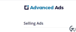 Advanced Ads: Selling Ads 1.3.1
