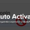 BuddyPress Auto Activate Auto Login