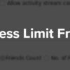 BuddyPress Limit Friendship Request