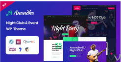 Anondho - Night Club & Event WordPress Theme 1.0