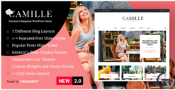Camille - Personal & Magazine WordPress Theme 2.2