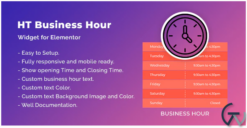 HT Business Hour Widget for Elementor 1.0.4