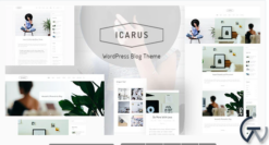 Icarus - Personal Blog WordPress Theme
