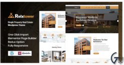 Relxtower - Single Property WordPress Theme 1.0