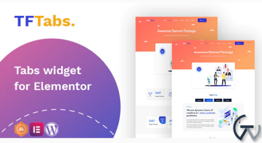 TF Tabs widget for Elementor