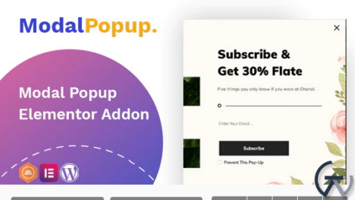 Modal Popup box Elementor Addon