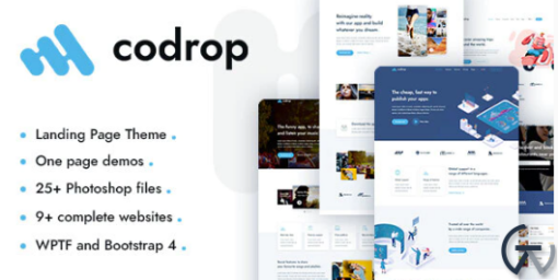 Codrop App Landing Page Theme