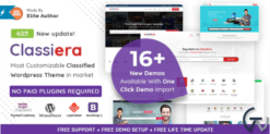 Classiera – Classified Ads WordPress Theme 4.0.18