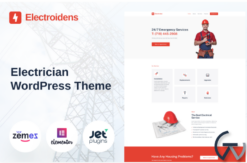Electroidens - Electrician website with Elementor WordPress Theme