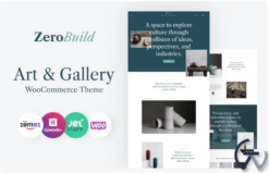 ZeroBuild - WooCommerce Art Gallery Theme That Boosts Your Shop