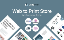 DailyPrint - Multipurpose Web To Print WooCommerce Theme