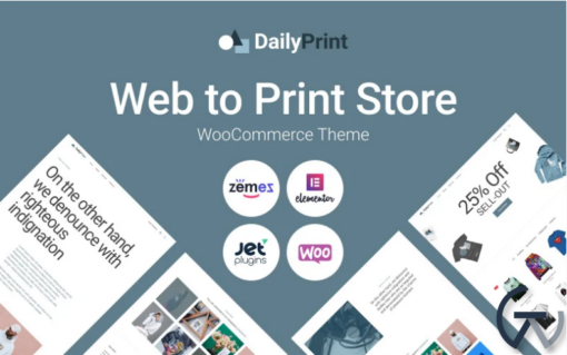 DailyPrint Multipurpose Web To Print WooCommerce Theme