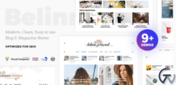 Belinni - Multi-Concept Blog / Magazine WordPress 1.5.1