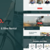 Yokoo Bike Shop Rental WordPress Theme