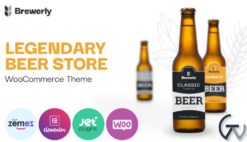 Brewerly - Engaging And Multifunctional Beer Shop Template WooCommerce Theme