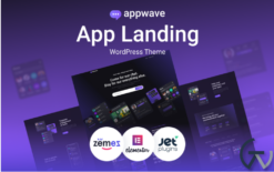 Appwave - Innovative and Stylish App Landing Page WordPress Theme