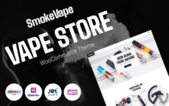 SmokeVape - Vape Shop eCommerce Websites WooCommerce Theme