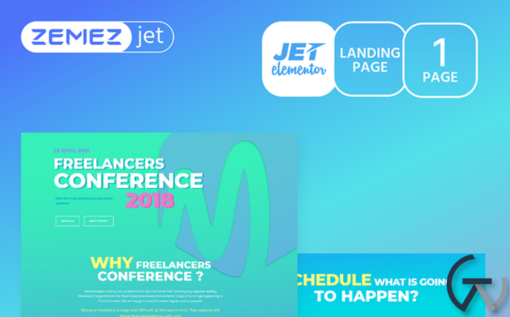 Compasto IT Conference Jet Elementor Template