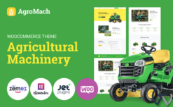 AgroMach - Agricultural Machinery with the Online Store WooCommerce Theme