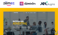 Adverting - Advertising Agency Responsive Elementor WordPress Theme