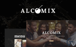 Alcomix - Cocktail Bar WordPress Theme
