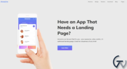 Amazinx - Mobile App Responsive One Page WordPress Theme
