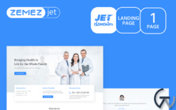 Healthen - Clean Medicine Jet Elementor Template