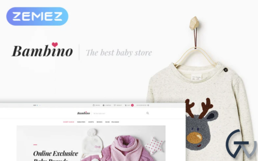 Bambino Baby Store Responsive WooCommerce Theme